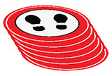 Social Distancing Floor Decals help business Re-Opening to return to offer New Normal Operation